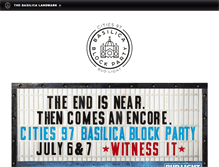 Tablet Screenshot of basilicablockparty.org